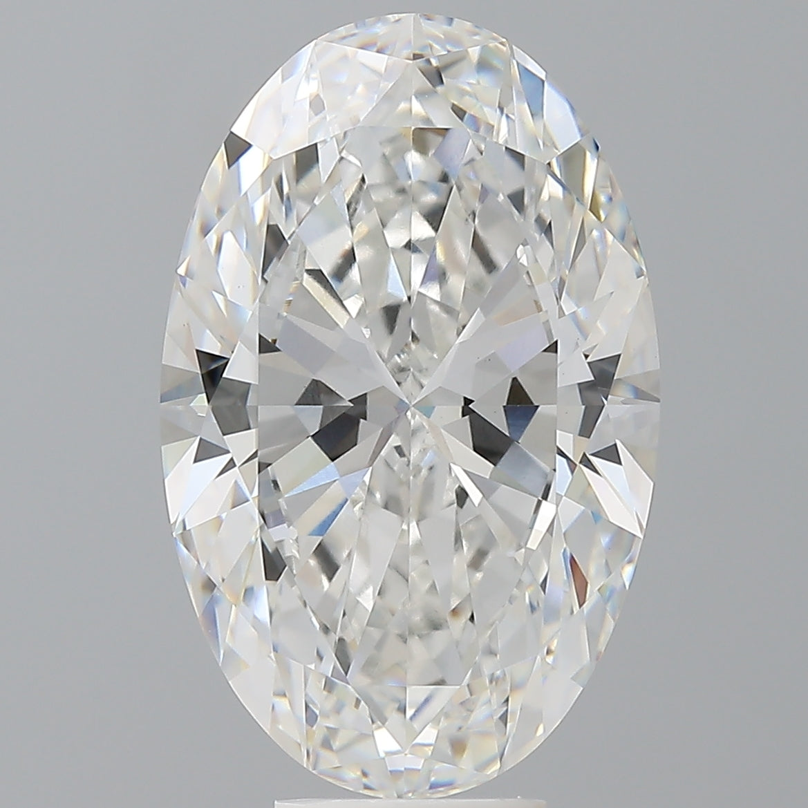 8.07 Carat Oval Shaped, Ideal Cut, E Color, VVS2 Clarity, IGI Certified Lab Grown Diamond