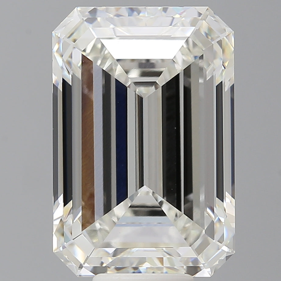 11.08 Carat Emerald Shaped, Ideal Cut, G Color, VVS2 Clarity, IGI Certified Lab Grown Diamond