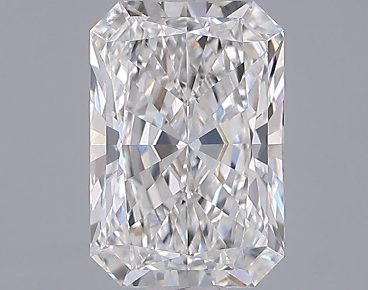 1.55 Carat Radiant Shaped, Ideal Cut, E Color, VVS2 Clarity, IGI Certified Lab Grown Diamond