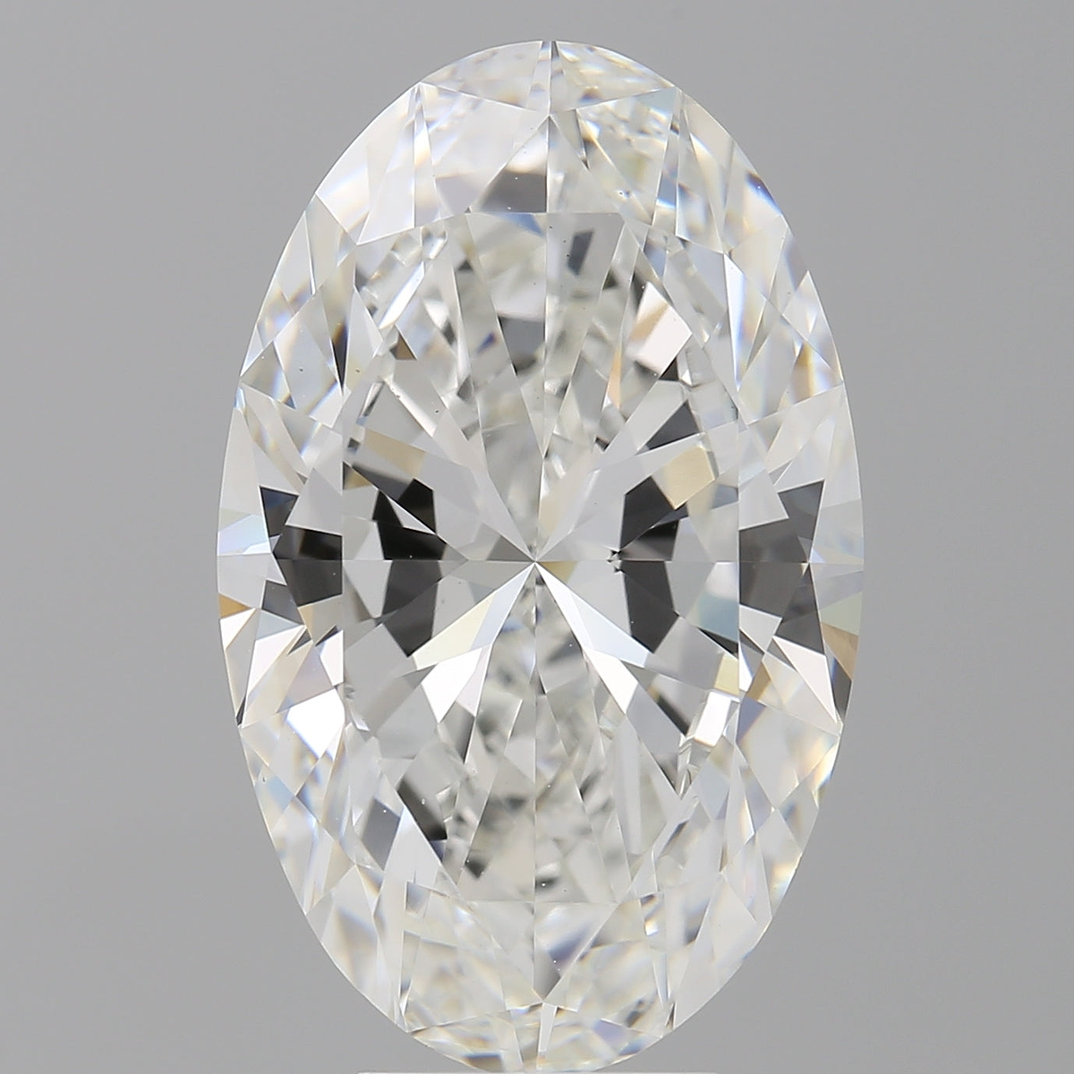 7.54 Carat Oval Shaped, Ideal Cut, F Color, VVS2 Clarity, IGI Certified Lab Grown Diamond