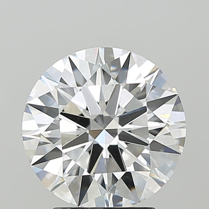 3.09 Carat Round Shaped, Ideal Cut, F Color, VVS2 Clarity, IGI Certified Lab Grown Diamond