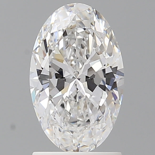 1.60 Carat Oval Shaped, Ideal Cut, D Color, VVS2 Clarity, IGI Certified Lab Grown Diamond