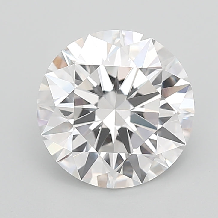 4.04 Carat Round Shaped, Ideal Cut, E Color, VVS2 Clarity, IGI Certified Lab Grown Diamond