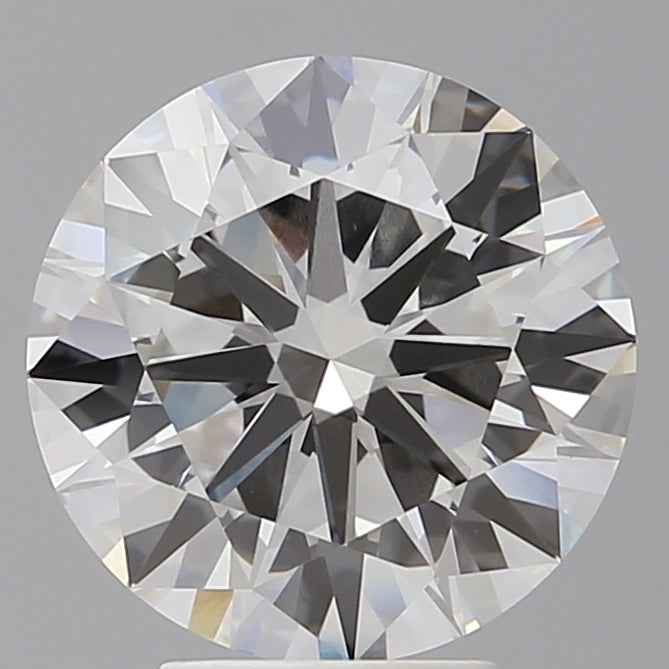 4.52 Carat Round Shaped, Ideal Cut, F Color, VVS2 Clarity, IGI Certified Lab Grown Diamond