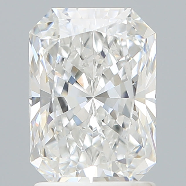 1.84 Carat Radiant Shaped, Ideal Cut, E Color, VVS2 Clarity, IGI Certified Lab Grown Diamond