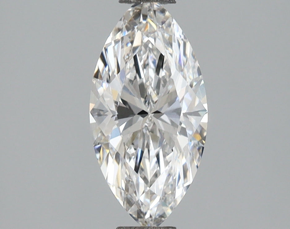 1.06 Carat Marquise Shaped, Ideal Cut, E Color, VVS2 Clarity, IGI Certified Lab Grown Diamond