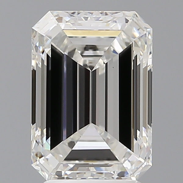 3.08 Carat Emerald Shaped, Excellent Cut, F Color, VS1 Clarity, IGI Certified Lab Grown Diamond