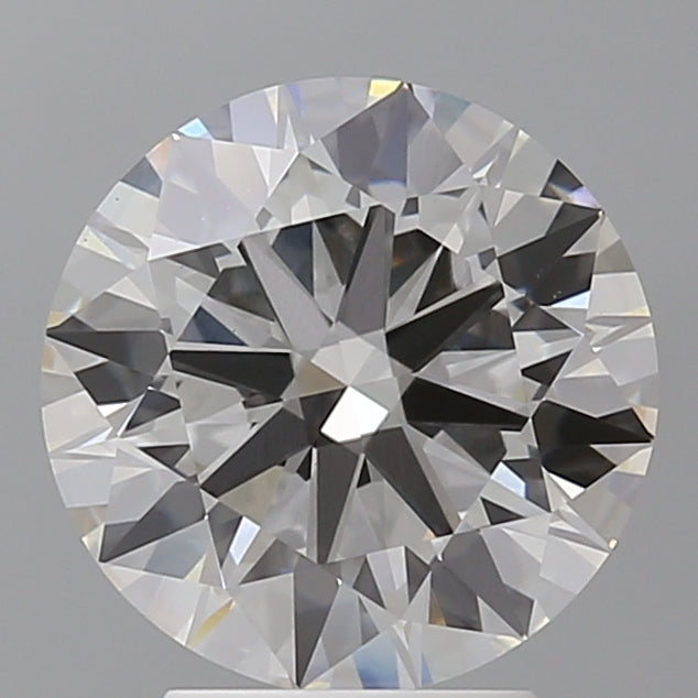 3.55 Carat Round Shaped, Ideal Cut, F Color, VS1 Clarity, IGI Certified Lab Grown Diamond