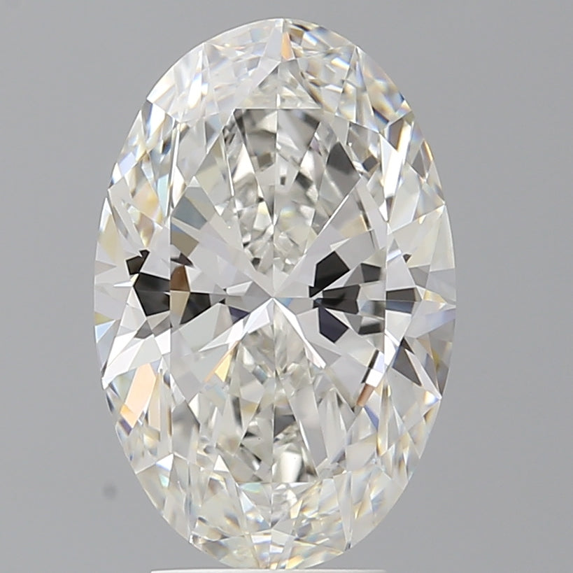 4.59 Carat Oval Shaped, Ideal Cut, F Color, VVS2 Clarity, IGI Certified Lab Grown Diamond