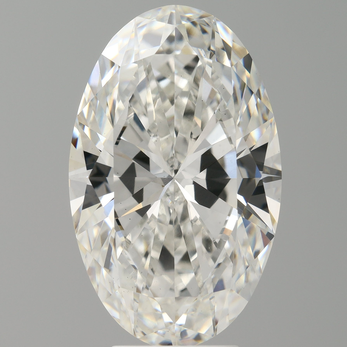 6.07 Carat Oval Shaped, Ideal Cut, F Color, VS1 Clarity, IGI Certified Lab Grown Diamond
