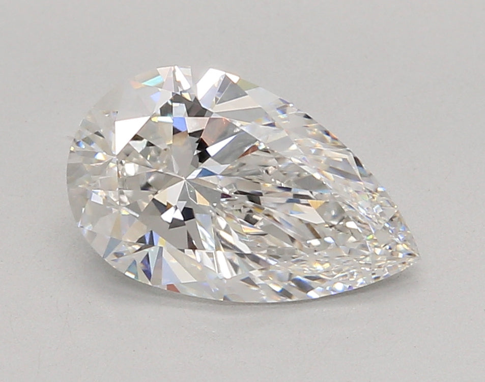 2.40 Carat Pear Shaped, Ideal Cut, E Color, VVS2 Clarity, IGI Certified Lab Grown Diamond