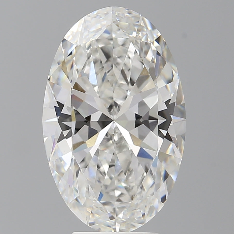 5.56 Carat Oval Shaped, Ideal Cut, F Color, VS1 Clarity, IGI Certified Lab Grown Diamond