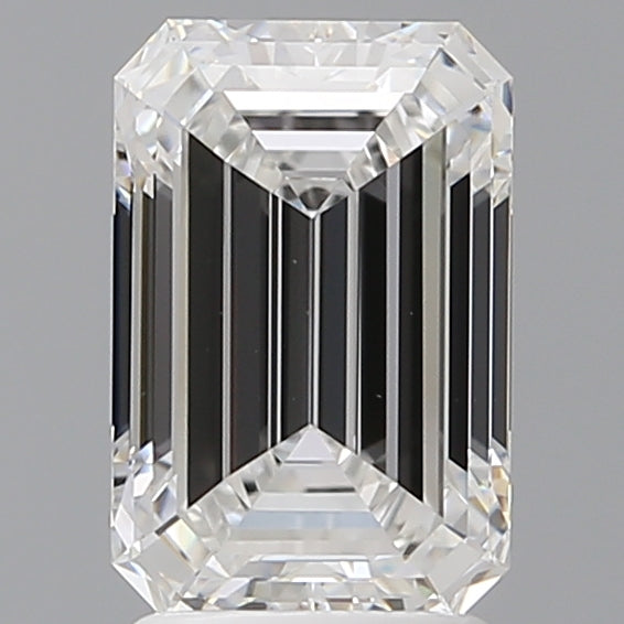2.56 Carat Emerald Shaped, Ideal Cut, E Color, VVS2 Clarity, IGI Certified Lab Grown Diamond