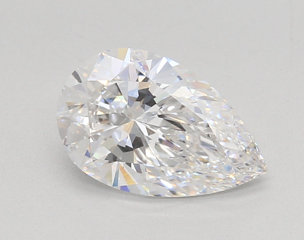 2.07 Carat Pear Shaped, Ideal Cut, D Color, VVS1 Clarity, IGI Certified Lab Grown Diamond