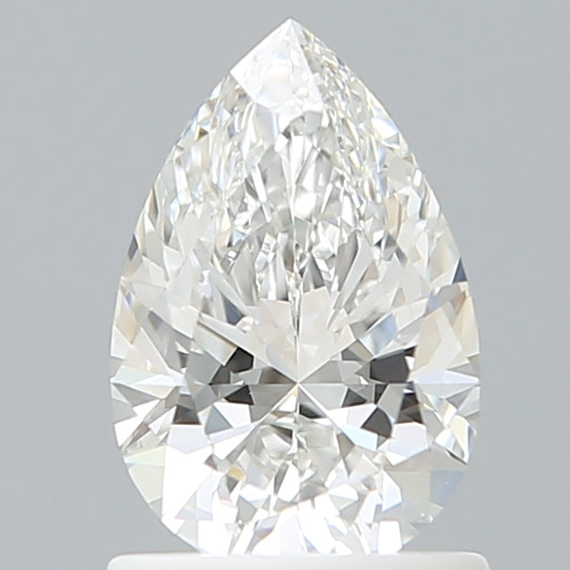 1.08 Carat Pear Shaped, Ideal Cut, F Color, VVS1 Clarity, IGI Certified Lab Grown Diamond