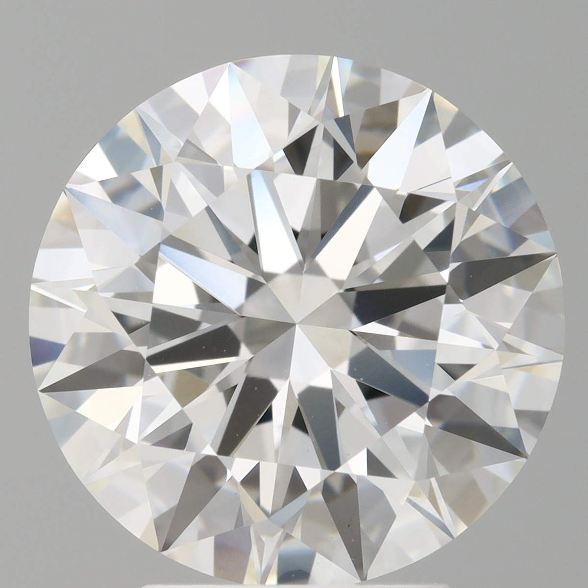 4.09 Carat Round Shaped, Ideal Cut, F Color, VVS2 Clarity, IGI Certified Lab Grown Diamond