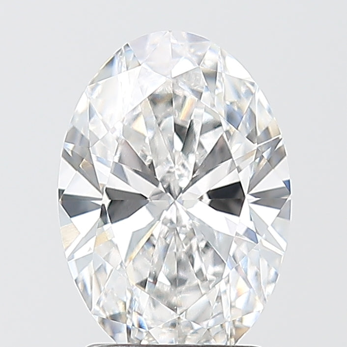 2.03 Carat Oval Shaped, Ideal Cut, E Color, VVS2 Clarity, IGI Certified Lab Grown Diamond