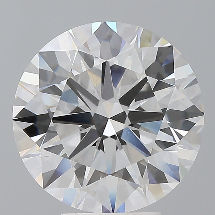 5.57 Carat Round Shaped, Ideal Cut, E Color, VVS2 Clarity, IGI Certified Lab Grown Diamond