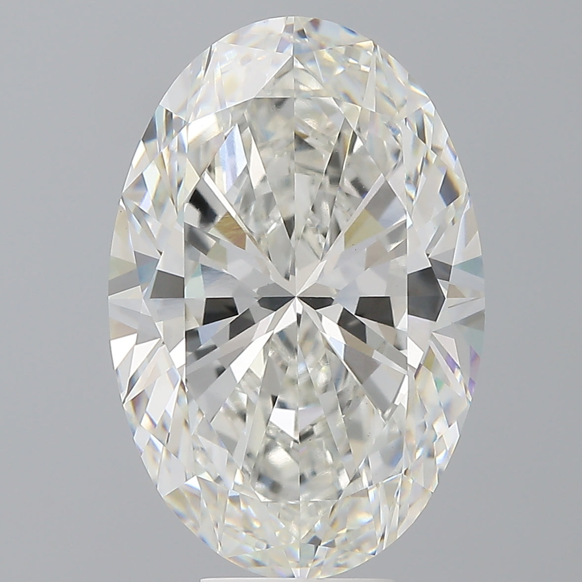 9.07 Carat Oval Shaped, Ideal Cut, F Color, VVS2 Clarity, IGI Certified Lab Grown Diamond