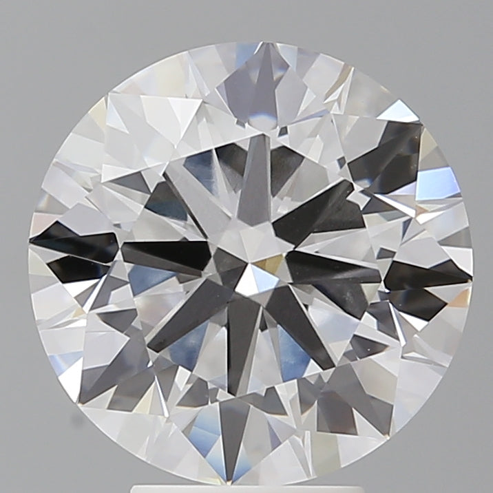 5.54 Carat Round Shaped, Excellent Cut, E Color, VVS2 Clarity, IGI Certified Lab Grown Diamond