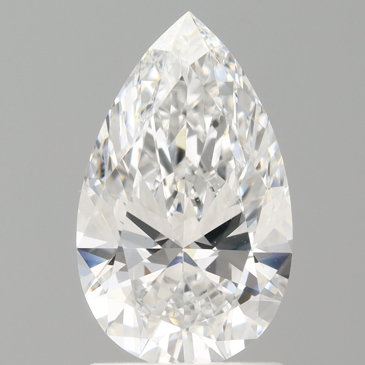 1.60 Carat Pear Shaped, Ideal Cut, E Color, VVS2 Clarity, IGI Certified Lab Grown Diamond