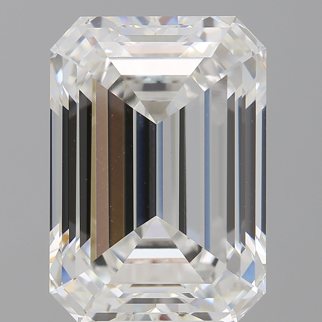 8.07 Carat Emerald Shaped, Ideal Cut, F Color, VVS2 Clarity, IGI Certified Lab Grown Diamond