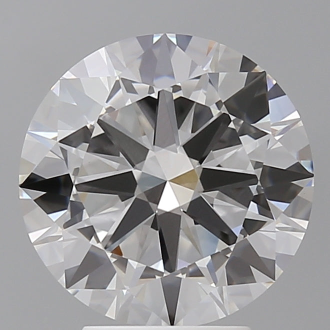 4.07 Carat Round Shaped, Excellent Cut, E Color, VVS2 Clarity, IGI Certified Lab Grown Diamond