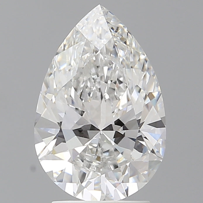 2.59 Carat Pear Shaped, Ideal Cut, E Color, VVS2 Clarity, IGI Certified Lab Grown Diamond