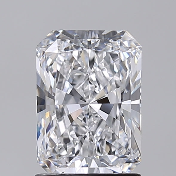 1.51 Carat Radiant Shaped, Ideal Cut, D Color, VVS2 Clarity, IGI Certified Lab Grown Diamond