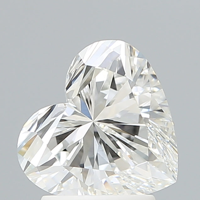 2.17 Carat Heart Shaped, Excellent Cut, F Color, VVS2 Clarity, IGI Certified Lab Grown Diamond