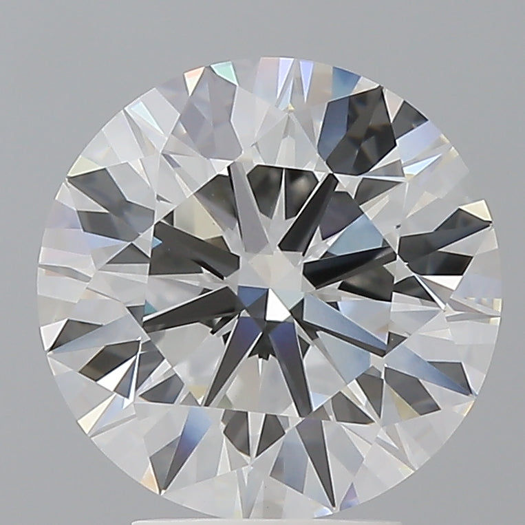 4.05 Carat Round Shaped, Ideal Cut, E Color, VVS2 Clarity, IGI Certified Lab Grown Diamond