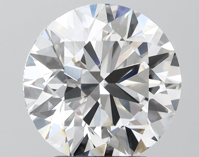 3.35 Carat Round Shaped, Ideal Cut, F Color, VVS2 Clarity, IGI Certified Lab Grown Diamond