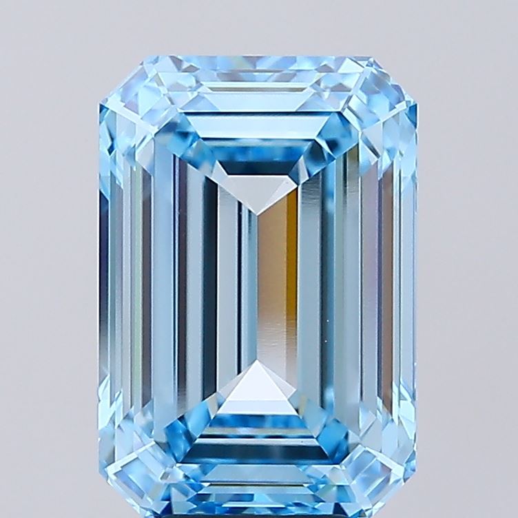 8.04 Carat Emerald Shaped, Ideal Cut, VVS2 Clarity, IGI Certified Lab Grown Diamond