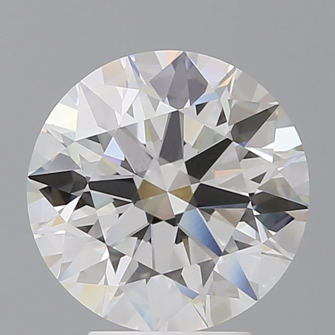 4.08 Carat Round Shaped, Ideal Cut, F Color, VVS2 Clarity, IGI Certified Lab Grown Diamond