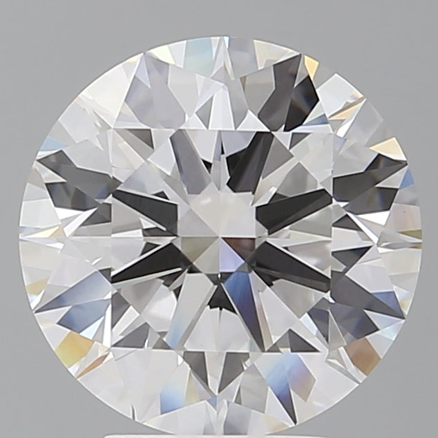 4.07 Carat Round Shaped, Ideal Cut, E Color, VVS2 Clarity, IGI Certified Lab Grown Diamond