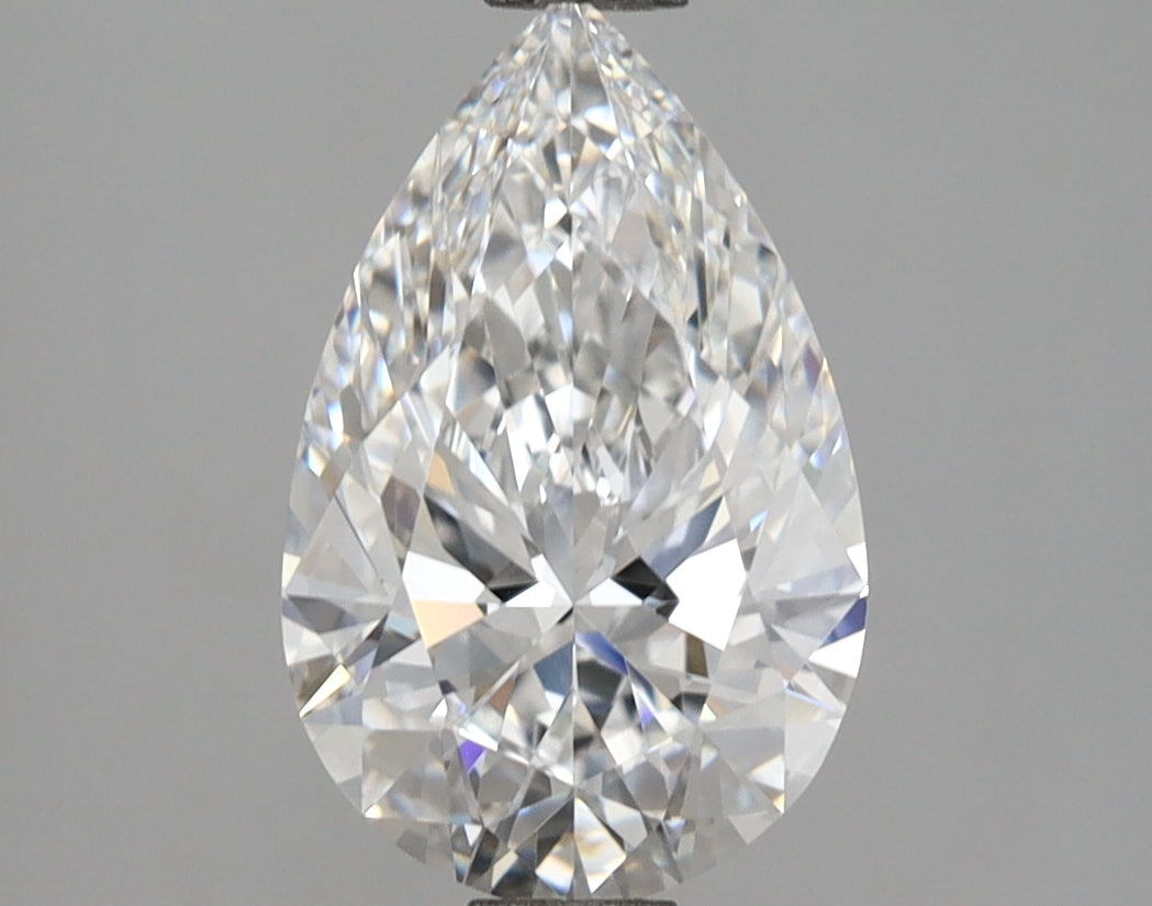 2.09 Carat Pear Shaped, Ideal Cut, D Color, VVS2 Clarity, IGI Certified Lab Grown Diamond