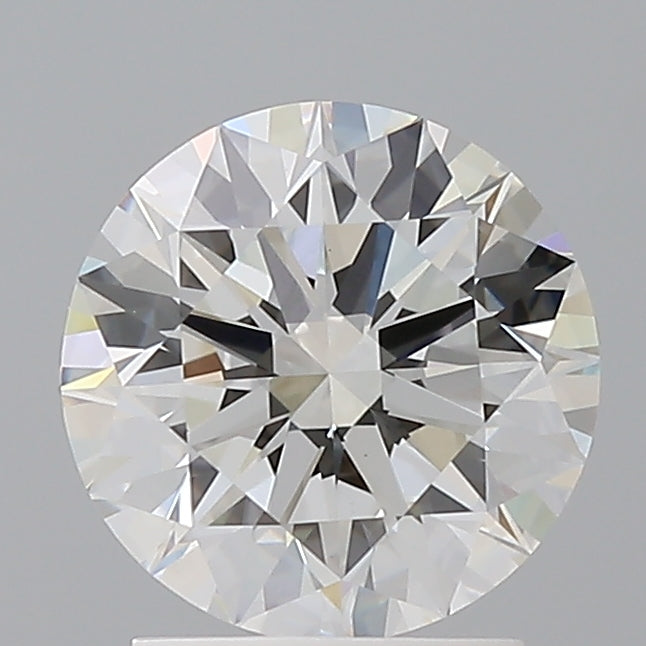 2.08 Carat Round Shaped, Ideal Cut, F Color, VVS2 Clarity, IGI Certified Lab Grown Diamond