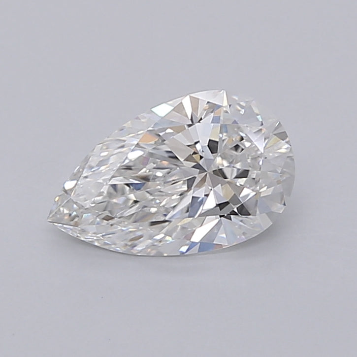 1.55 Carat Pear Shaped, Ideal Cut, D Color, VVS2 Clarity, IGI Certified Lab Grown Diamond