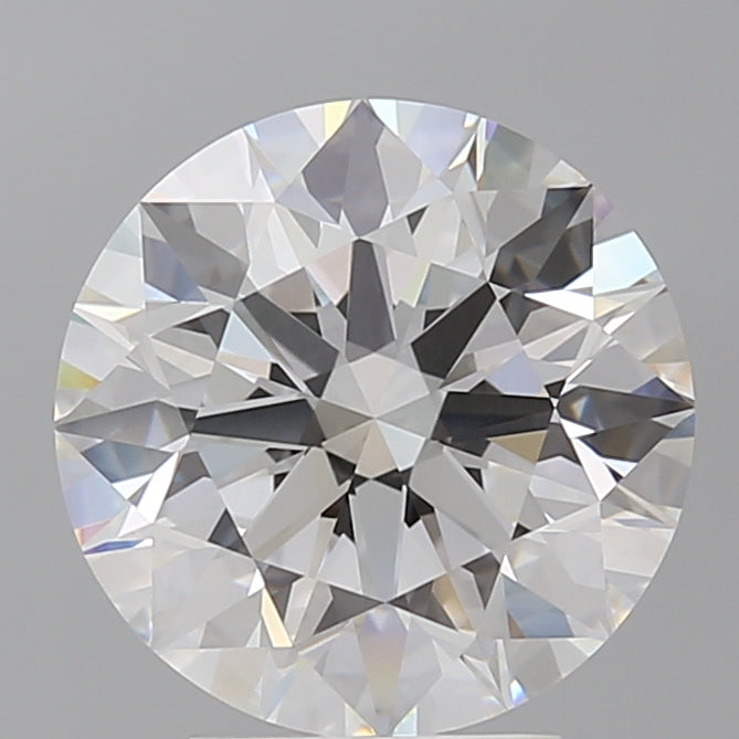 4.10 Carat Round Shaped, Ideal Cut, E Color, VVS2 Clarity, IGI Certified Lab Grown Diamond