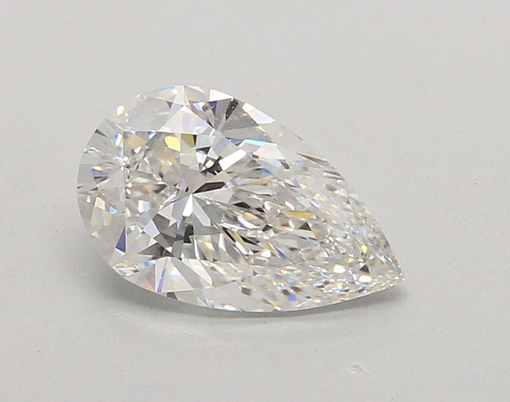 2.04 Carat Pear Shaped, Ideal Cut, E Color, VVS2 Clarity, IGI Certified Lab Grown Diamond