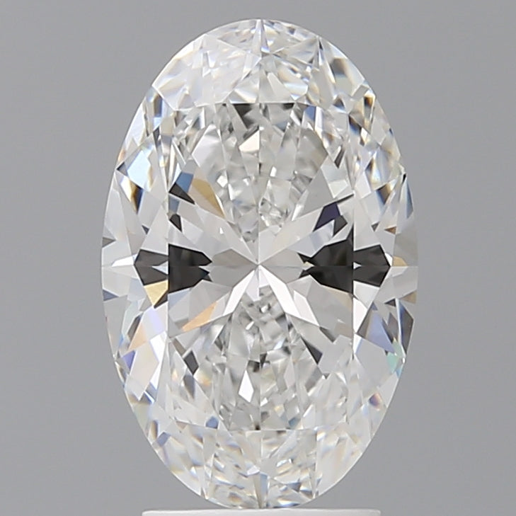 3.05 Carat Oval Shaped, Ideal Cut, E Color, VVS2 Clarity, IGI Certified Lab Grown Diamond