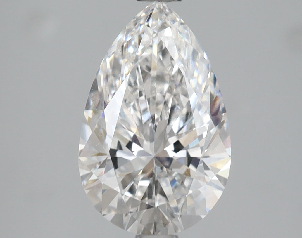 2.08 Carat Pear Shaped, Ideal Cut, D Color, VS1 Clarity, IGI Certified Lab Grown Diamond