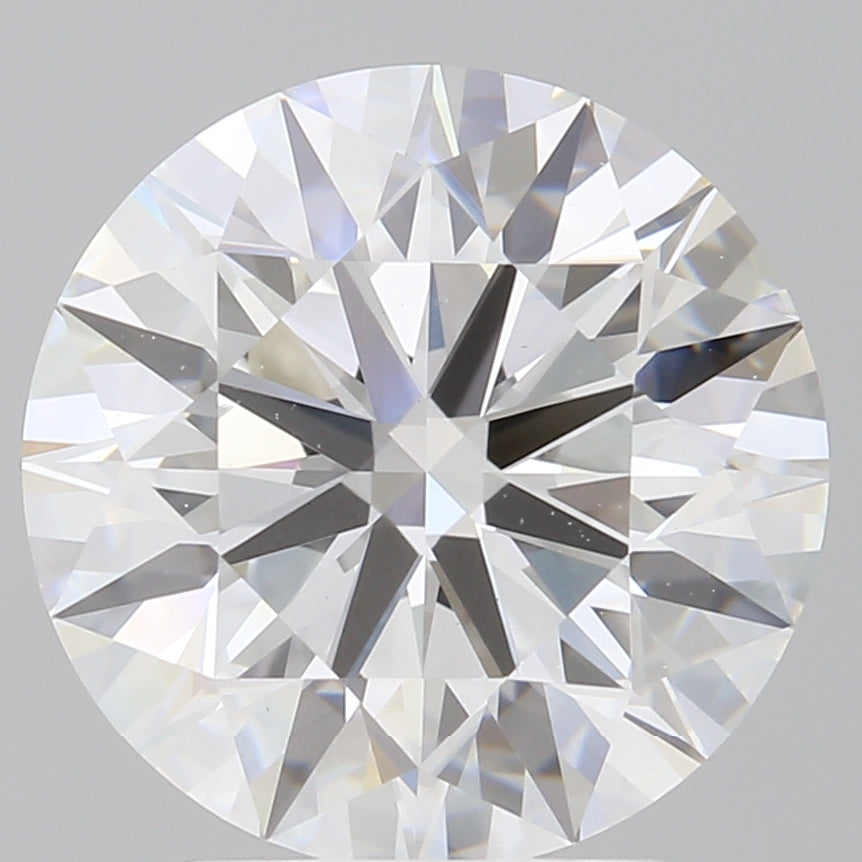 3.51 Carat Round Shaped, Ideal Cut, F Color, VVS2 Clarity, IGI Certified Lab Grown Diamond