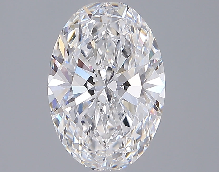 2.05 Carat Oval Shaped, Ideal Cut, D Color, VVS1 Clarity, IGI Certified Lab Grown Diamond