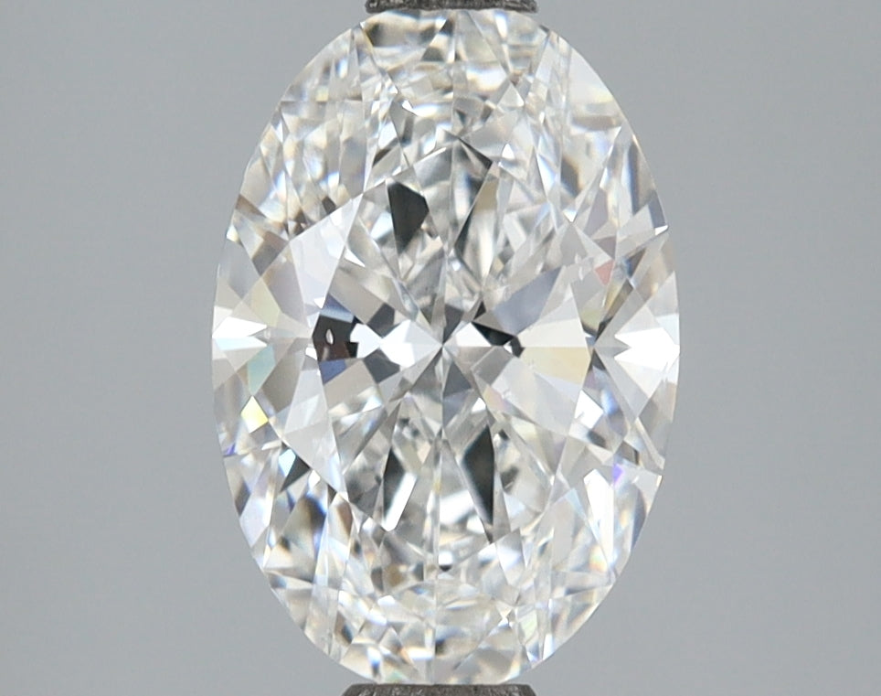 2.00 Carat Oval Shaped, Ideal Cut, E Color, VS2 Clarity, IGI Certified Lab Grown Diamond