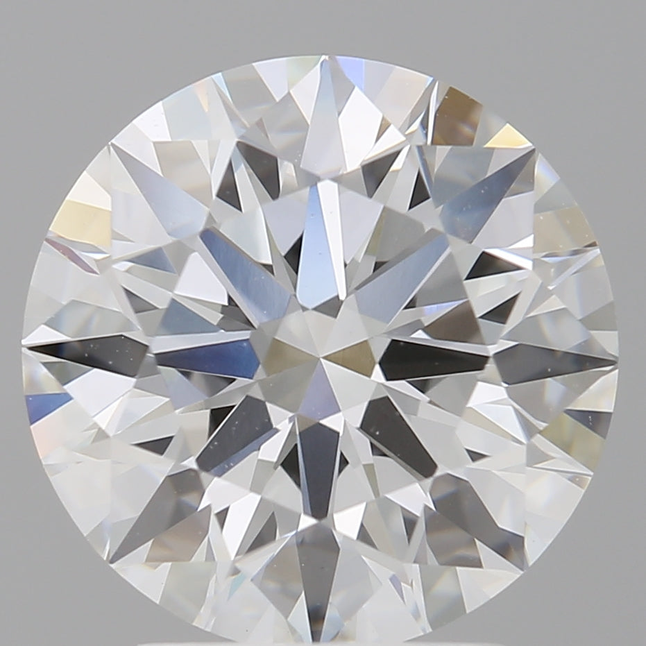 3.10 Carat Round Shaped, Ideal Cut, E Color, VVS2 Clarity, IGI Certified Lab Grown Diamond