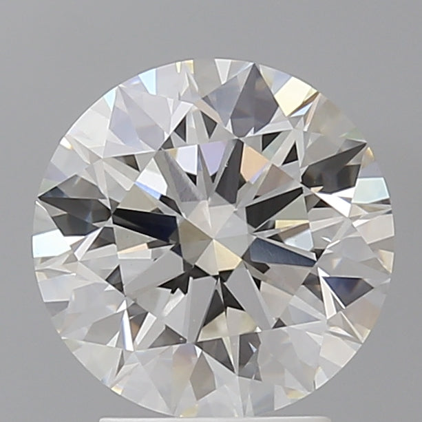 3.10 Carat Round Shaped, Excellent Cut, F Color, VS1 Clarity, IGI Certified Lab Grown Diamond