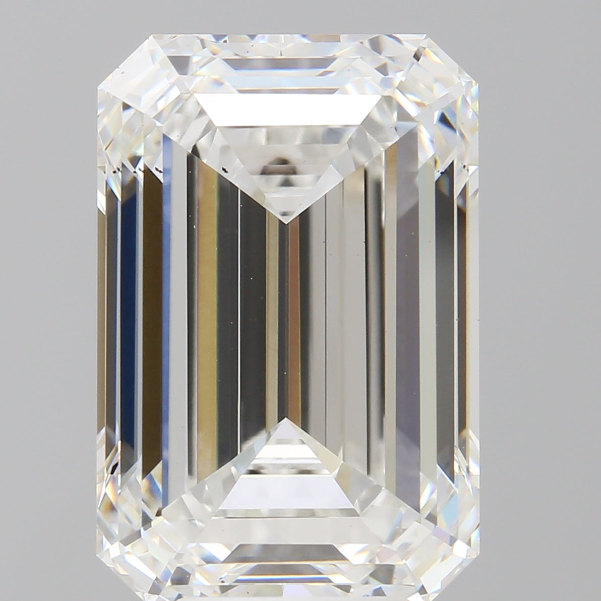7.51 Carat Emerald Shaped, Ideal Cut, E Color, VS2 Clarity, IGI Certified Lab Grown Diamond