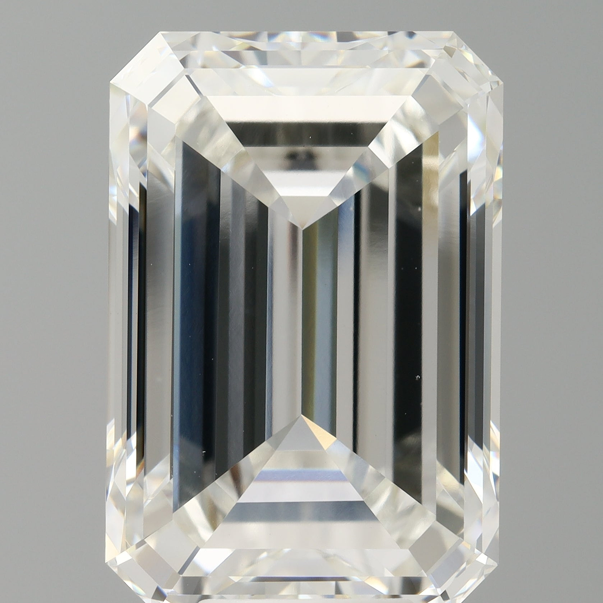 9.52 Carat Emerald Shaped, Ideal Cut, F Color, VVS2 Clarity, IGI Certified Lab Grown Diamond