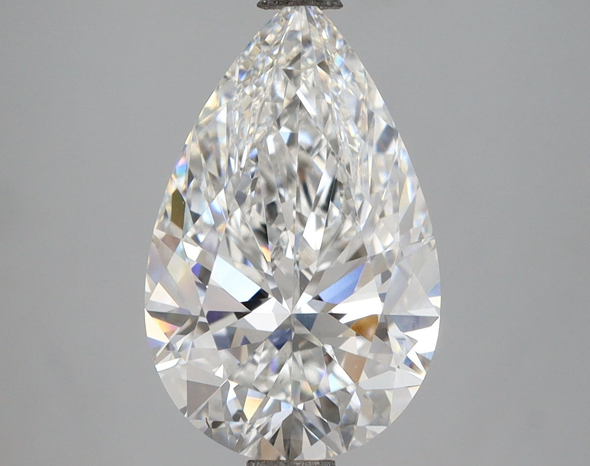 4.01 Carat Pear Shaped, Ideal Cut, E Color, VS1 Clarity, IGI Certified Lab Grown Diamond
